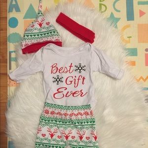 Christmas outfit 3/6 month